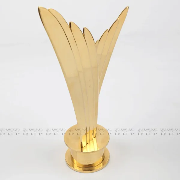 Gold Plated Leaf Elegance Trophy