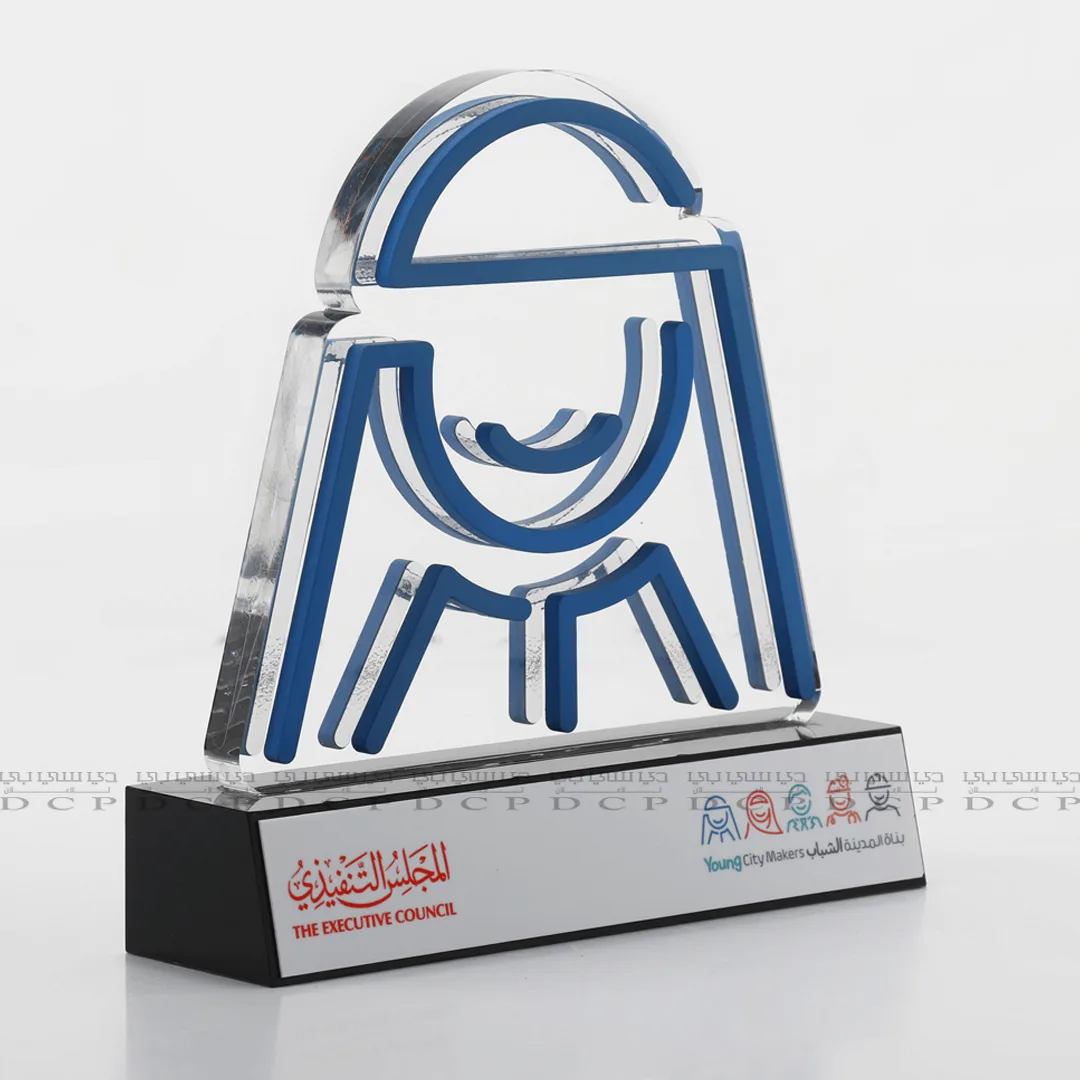 Acrylic Arabic Headwear Style Trophy