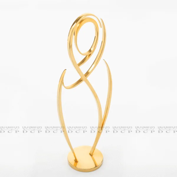 Metal Trophy with Gold Plated