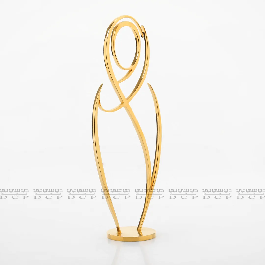 Metal Trophy with Gold Plated