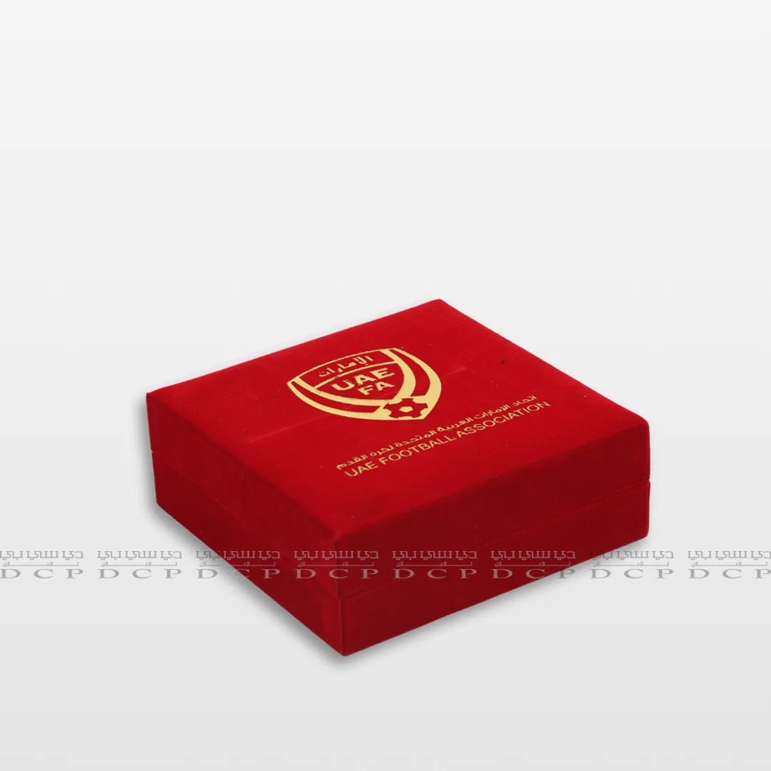 Full view of a Velvet Gift Box with Custom Design, featuring a premium velvet finish for luxurious gifting