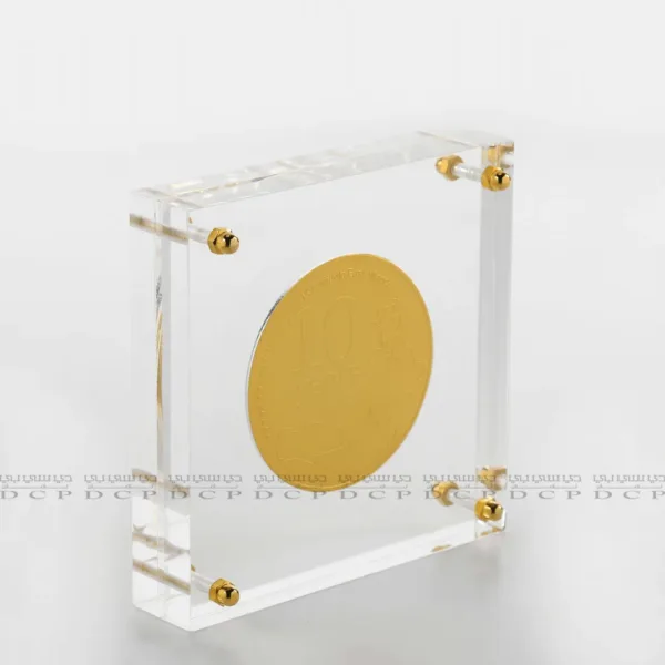 Sleek Acrylic Coin Holder