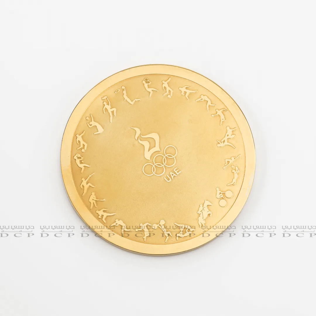 Premium Gold-Plated Coin with Timeless Elegance